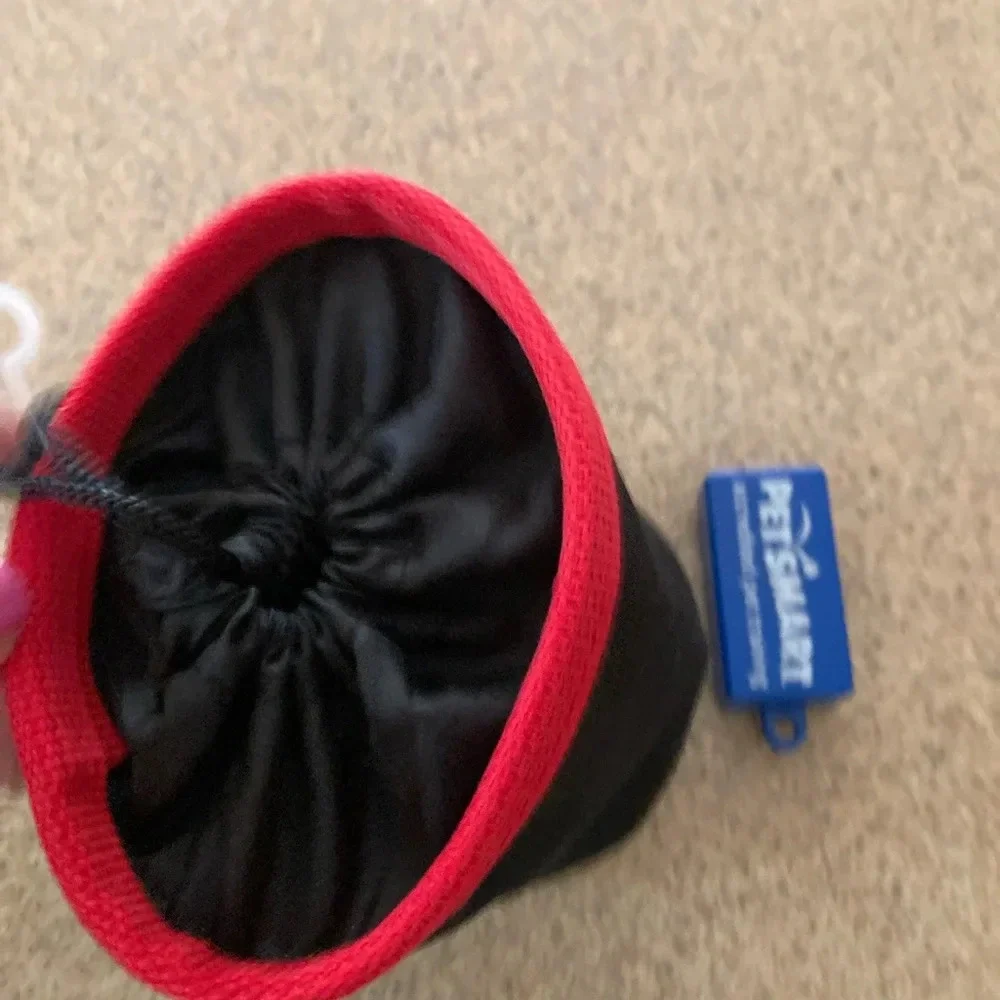 Pet Black Treat Pouch With FREE Clicker
